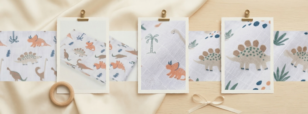textura de fralda de algodão para bebê