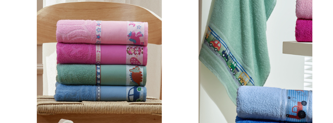 estampas digitais em toalhas baby